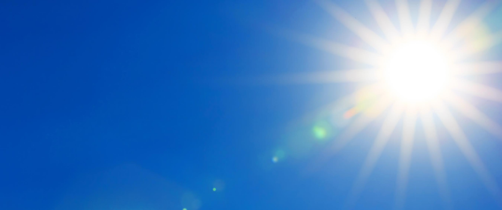 Die Sonne scheint