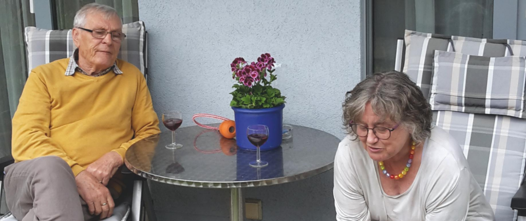 Das Ehepaar Hedtmann und Steffenhagen in ihrem Zuhause