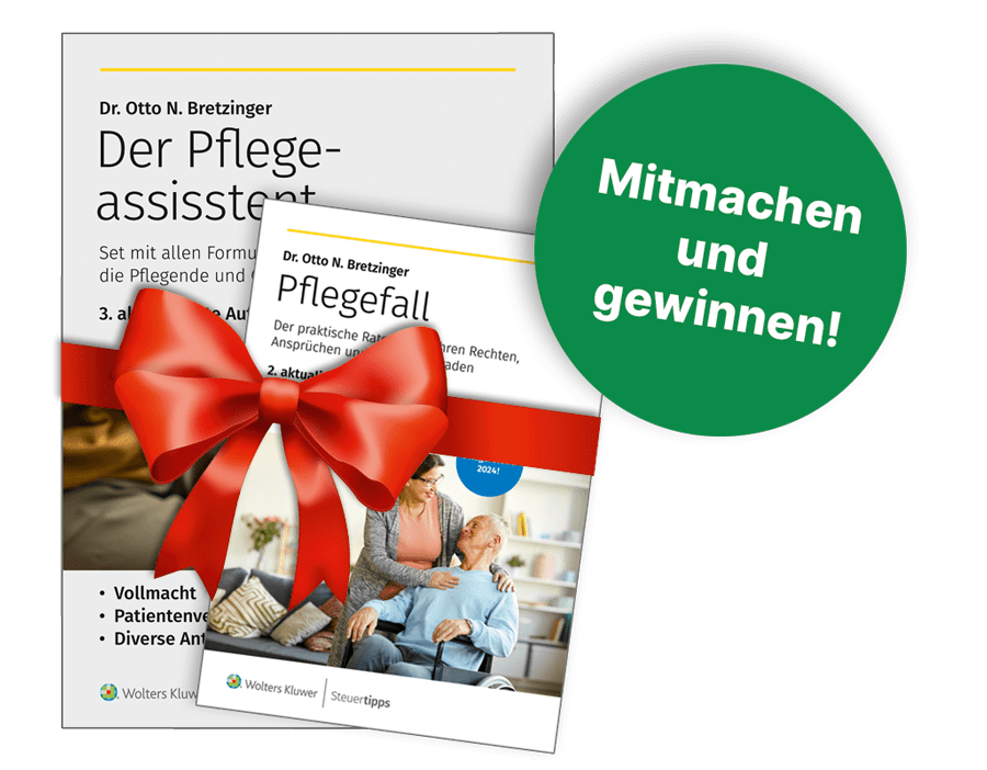 Bücher Cover der Pflegeassistent und Pflegefall von Dr. Otto N. Bretzinger im Bundle zu gewinnen.